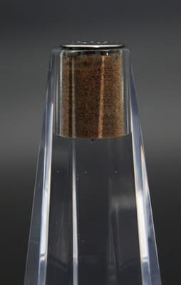 Mid-Century Modern MCM Clear Lucite Geometrical Salt & Pepper Shakers RARE - Thumbnail 3