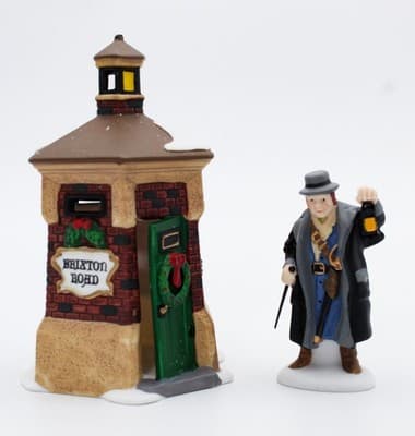 Department 56 Brixton Road Watchman Heritage Village Collection Accessory 2pcs - Thumbnail 6