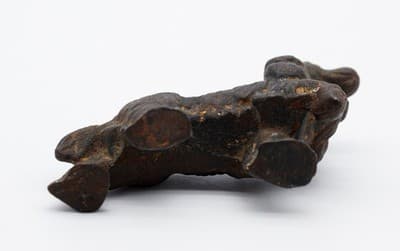 Antique Cast Iron Rustic Standing Cocker Spaniel Dog Figurine Painted - Thumbnail 7