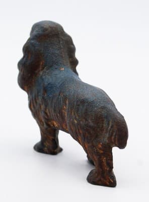 Antique Cast Iron Rustic Standing Cocker Spaniel Dog Figurine Painted - Thumbnail 6