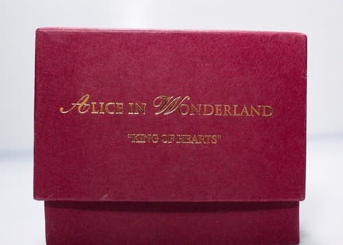 Vtg Department 56 Alice In Wonderland "King Of Hearts" Porcelain Candle Snuffer - Thumbnail 9