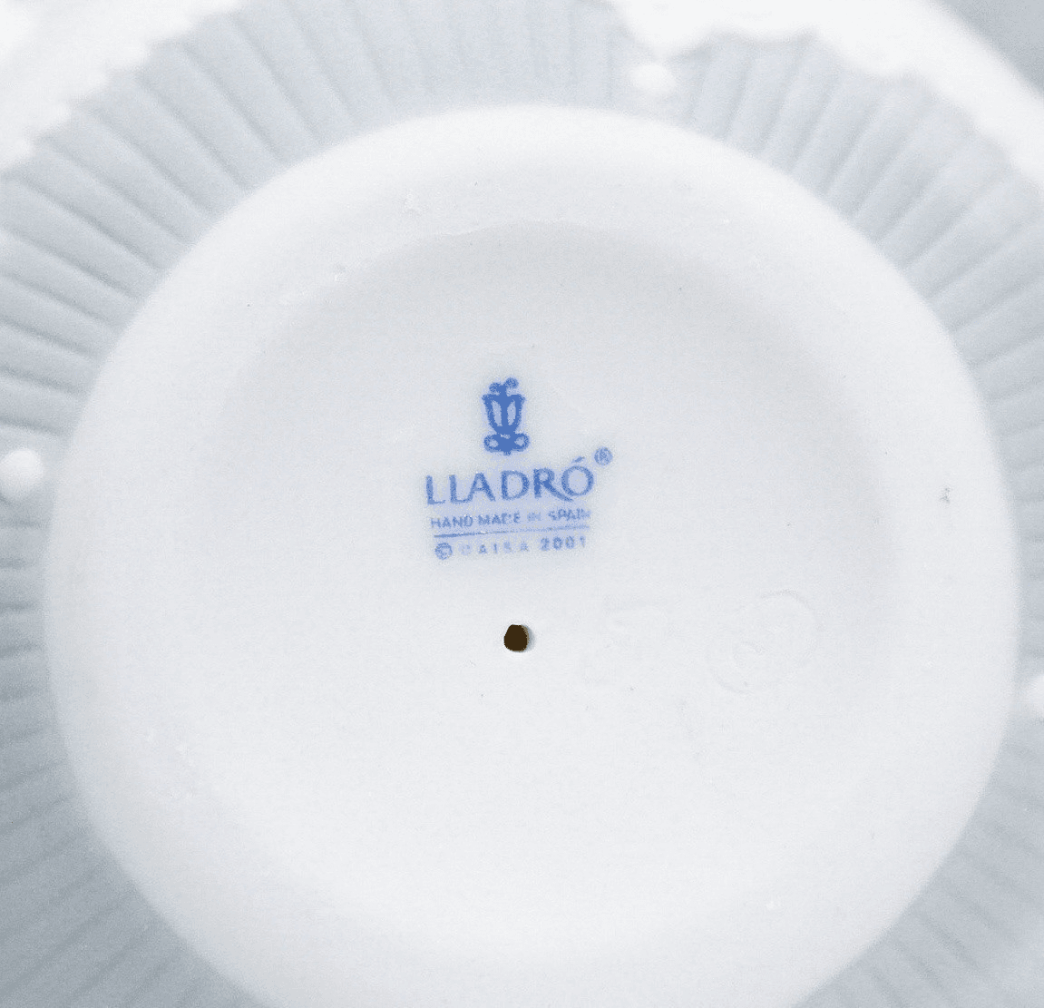 Vintage 2002 LLADRO Spain Daisa Porcelain Ball Christmas Ornament In Box - Thumbnail 5
