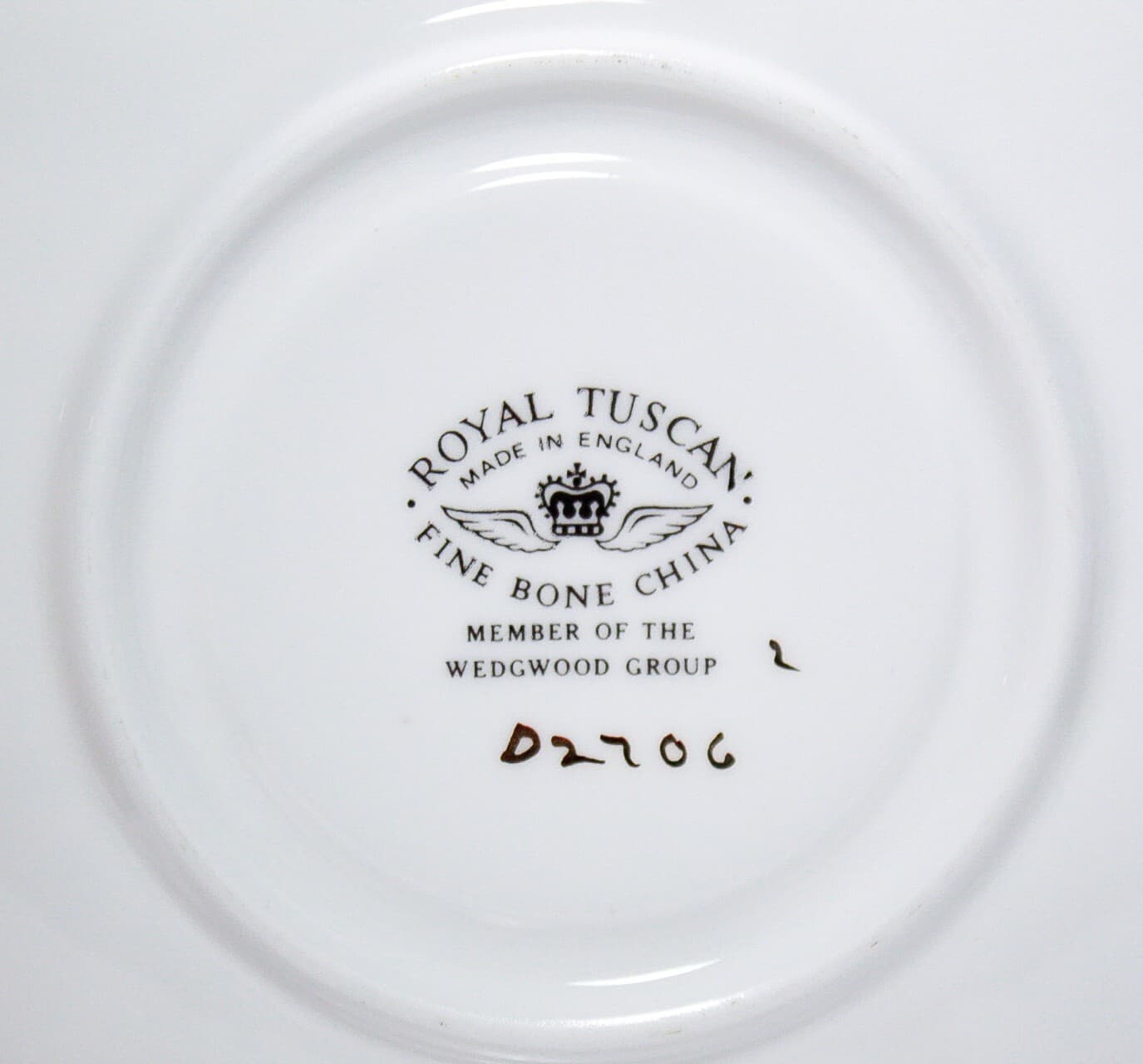 ROYAL TUSCAN Wedgwood D2706 Pattern Fine Bone China Floral Cup & Saucer - Thumbnail 6
