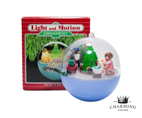 Vintage 1988 Hallmark Light and Motion "Parade of the Toys" Christmas Ornament - Image 1