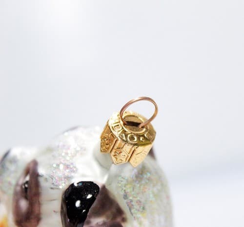 Vtg 1996 Christopher Radko "A Winter Bear's Heart" Glass Christmas Ornament - Thumbnail 6
