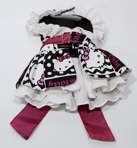 Designer LINDA HIGGINS Couture Classy Doggie Designs Hello Kitty Small Dog Dress - Thumbnail 2