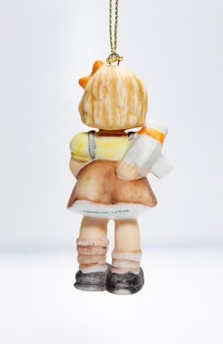 Berta Hummel Goebel 1997 "Surprise For You" Porcelain Christmas Ornament - Thumbnail 2