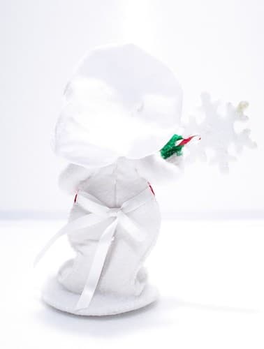 Vtg 2015 ANNALEE Mobilitee PEPPERMINT CHEF SNOWMAN Christmas Artisan Doll 5" - Thumbnail 6