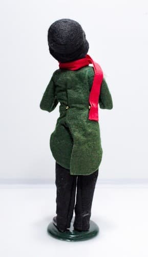 1993 BYER'S CHOICE The Carolers Man w/ Scarf Christmas Figure Signed - Thumbnail 6