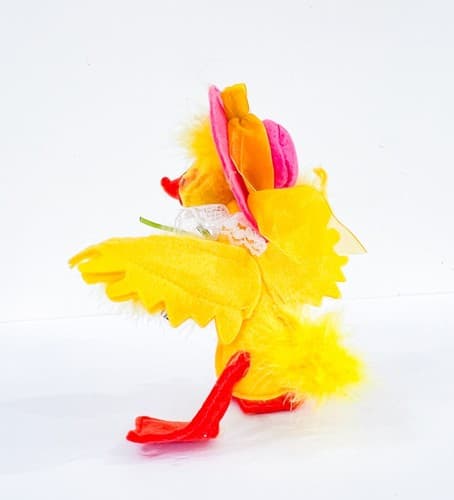 Vintage 2015 Fancy Girl Ducky 6" Annalee Doll Figure - Thumbnail 3