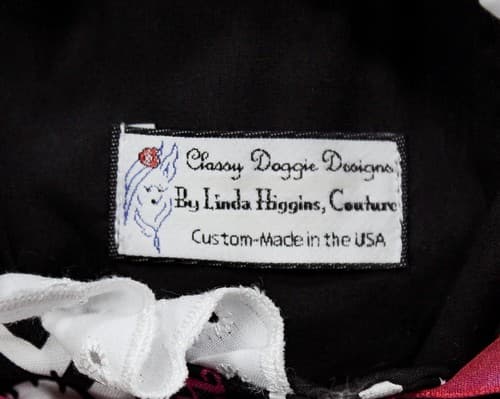Designer LINDA HIGGINS Couture Classy Doggie Designs Hello Kitty Small Dog Dress - Thumbnail 4