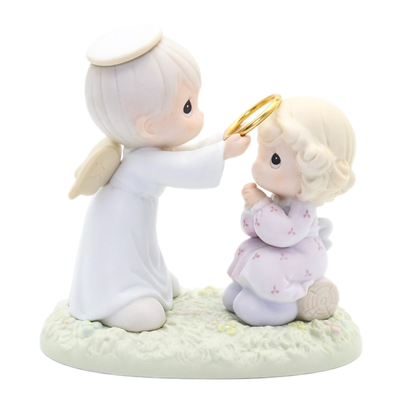 Precious Moments You Deserve A Halo Thank You Enesco Porcelain Figurine 1995 - Image 1