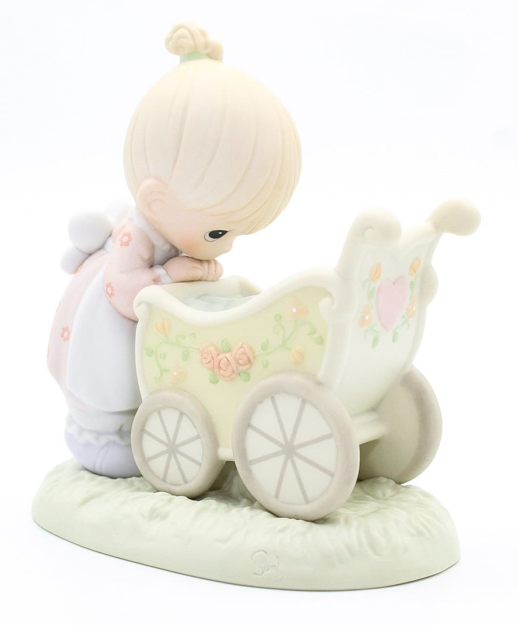 Precious Moments Something Precious From Above Enesco Porcelain Figurine 1996 - Thumbnail 2
