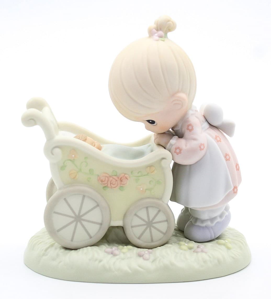 Precious Moments Something Precious From Above Enesco Porcelain Figurine 1996 - Thumbnail 7