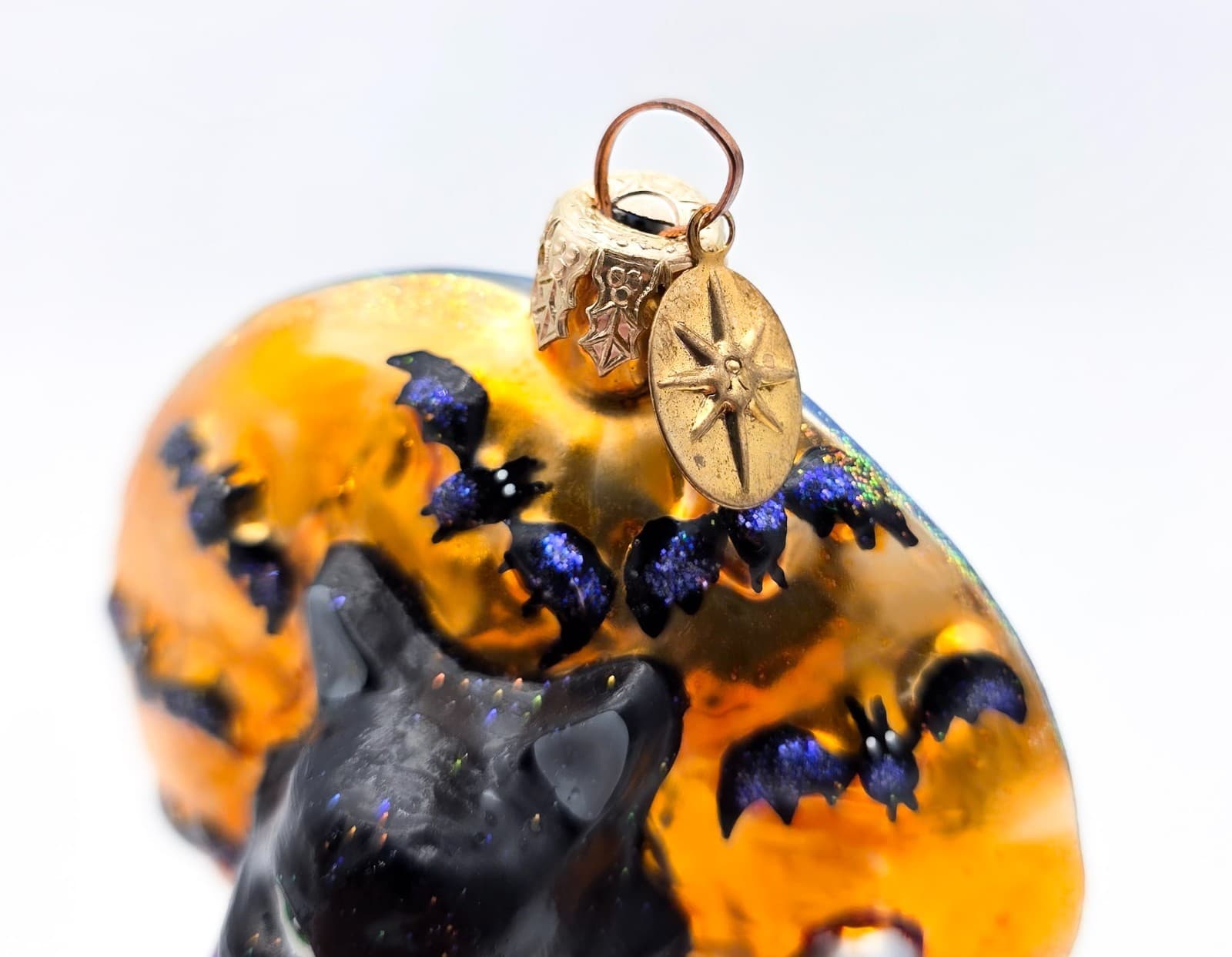 Christopher Radko Fright Night Frolic Halloween Christmas Glass Ornament 6" - Thumbnail 8