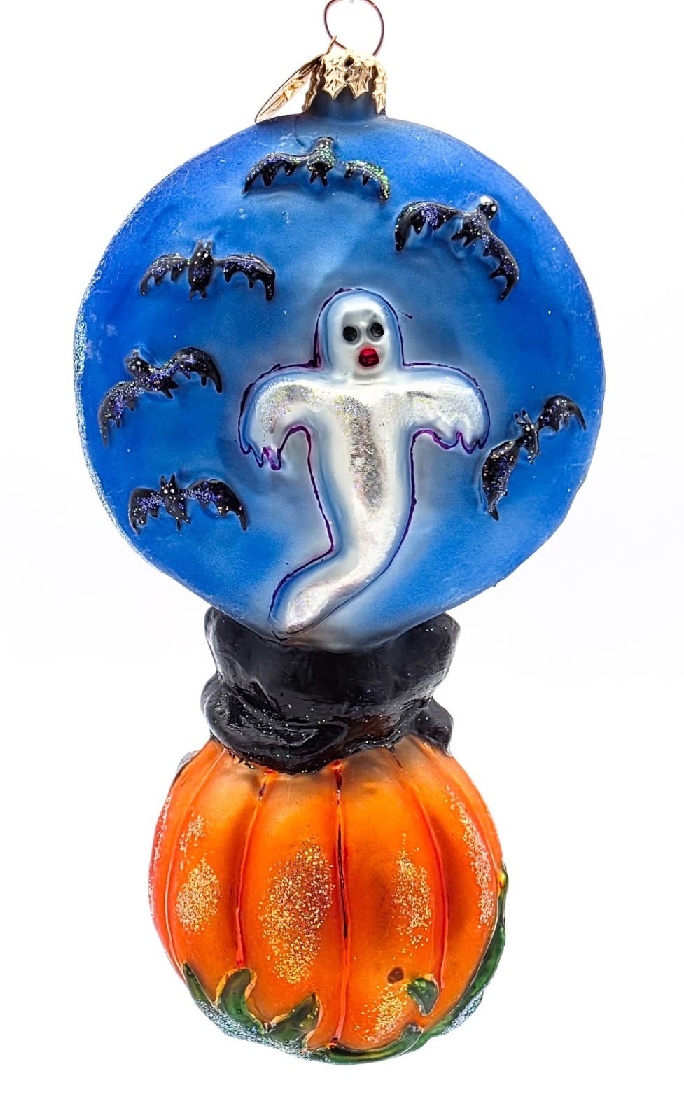 Christopher Radko Fright Night Frolic Halloween Christmas Glass Ornament 6" - Thumbnail 9
