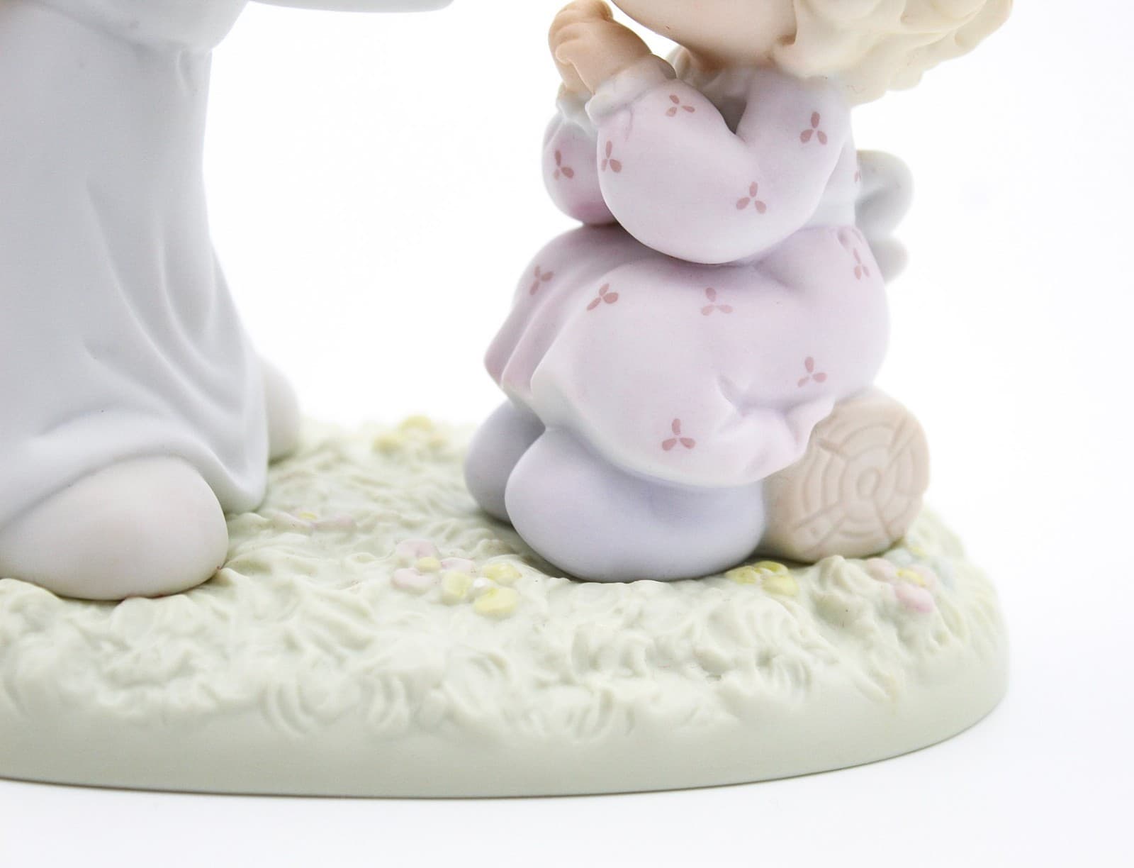 Precious Moments You Deserve A Halo Thank You Enesco Porcelain Figurine 1995 - Thumbnail 5