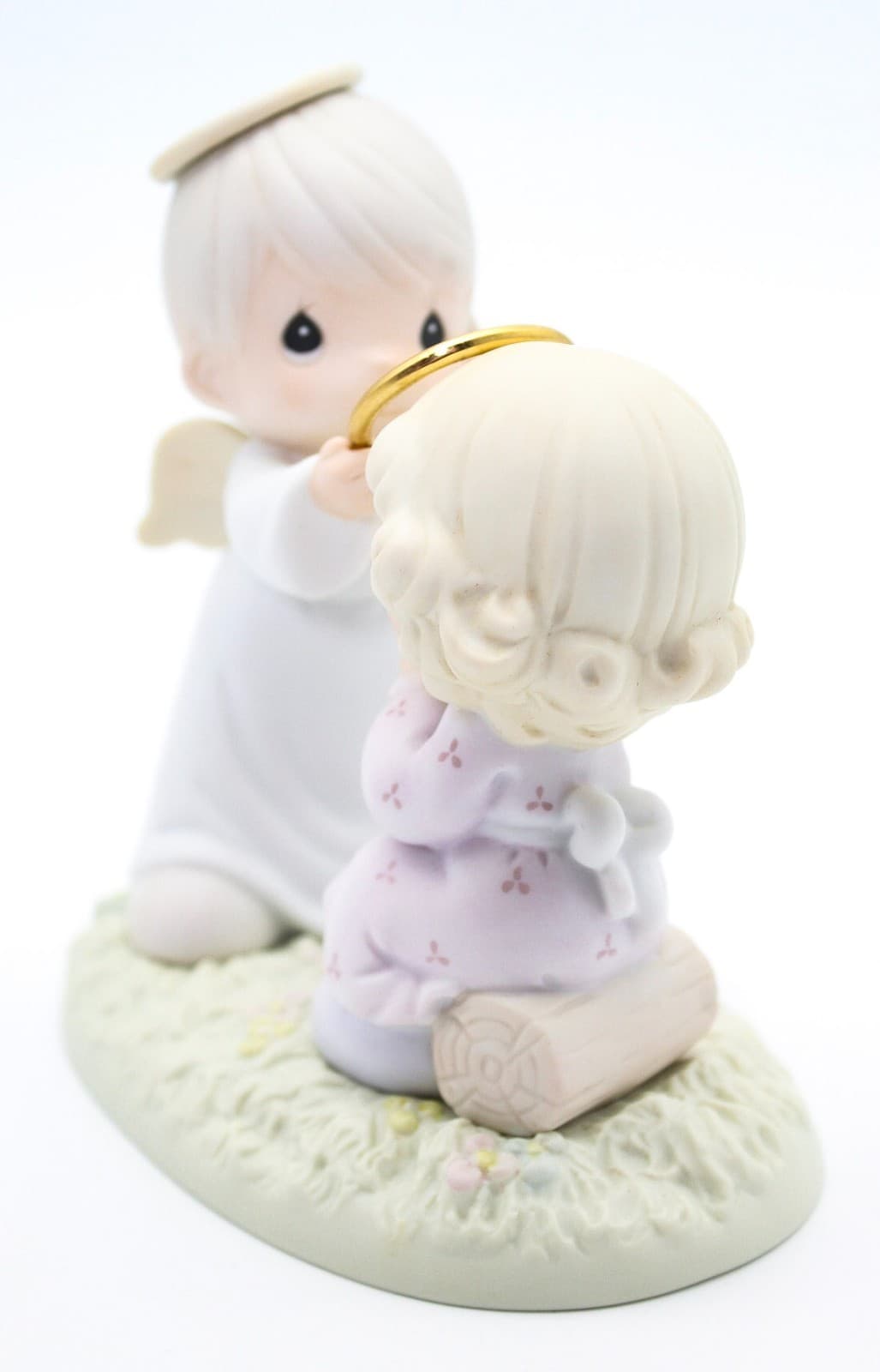 Precious Moments You Deserve A Halo Thank You Enesco Porcelain Figurine 1995 - Thumbnail 4