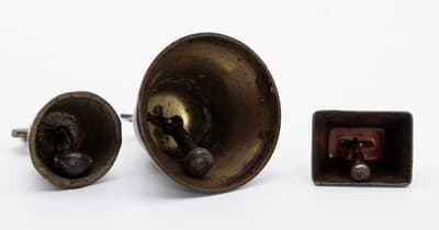 Vintage 1926 Liberty Bell United State Sesquicentennial Brass Bell Lot of 3 - Thumbnail 4