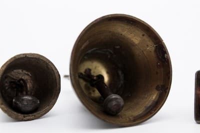 Vintage 1926 Liberty Bell United State Sesquicentennial Brass Bell Lot of 3 - Thumbnail 2