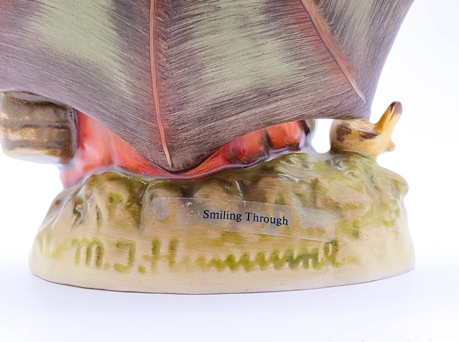 Hummel Goebel Smiling Through W. Germany Porcelain Figurine TMK6 In Box - Thumbnail 9