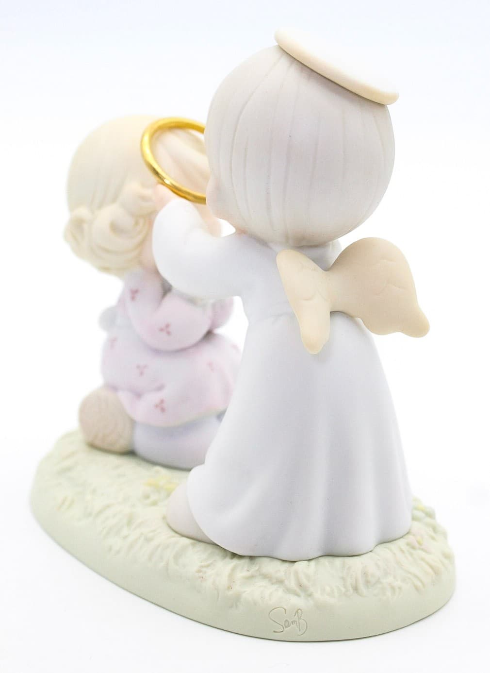 Precious Moments You Deserve A Halo Thank You Enesco Porcelain Figurine 1995 - Thumbnail 3