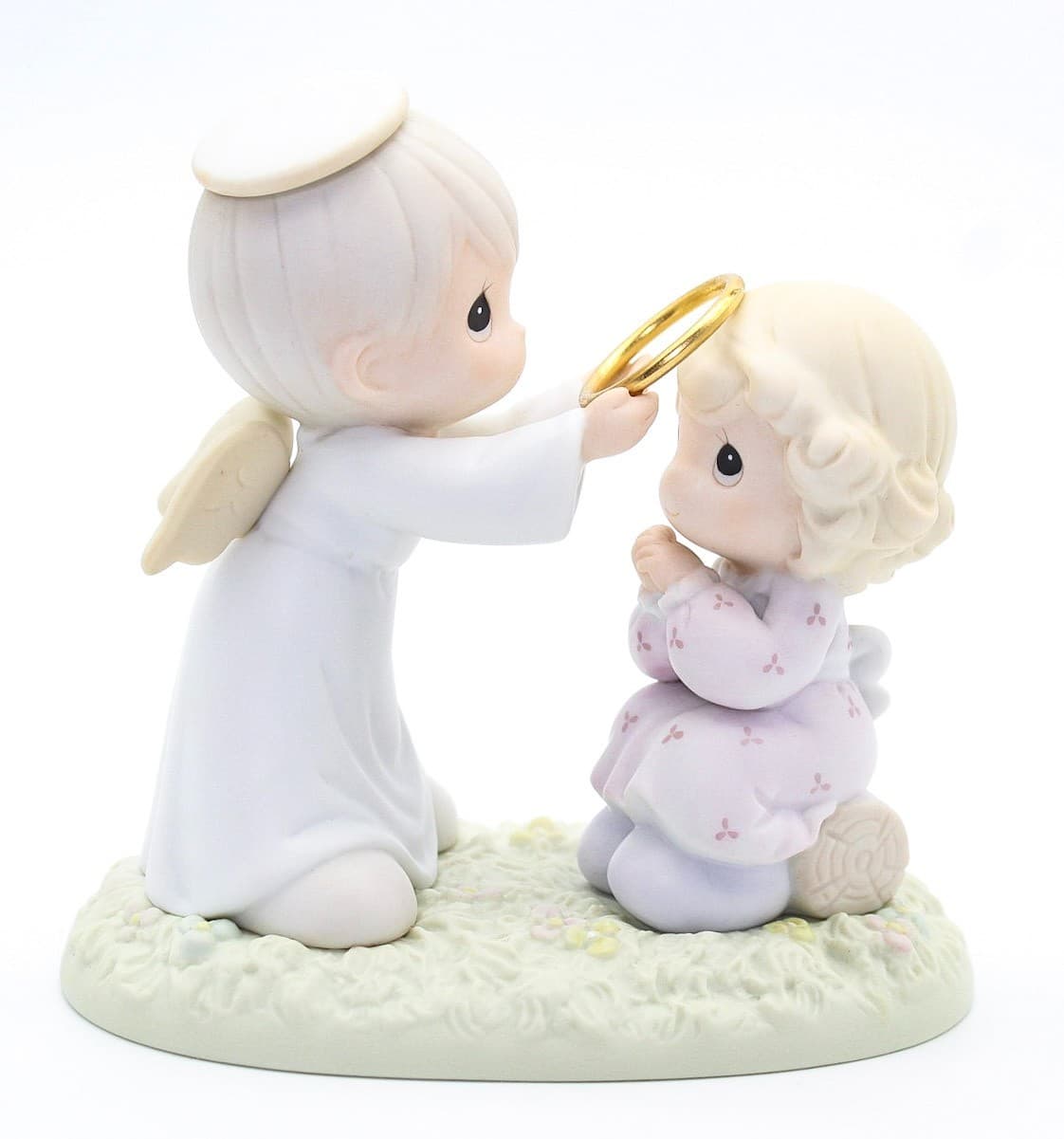 Precious Moments You Deserve A Halo Thank You Enesco Porcelain Figurine 1995 - Thumbnail 7