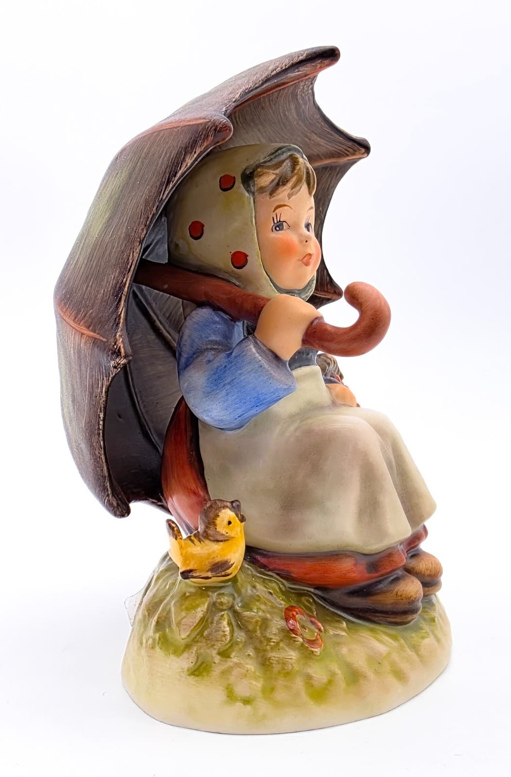 Hummel Goebel Smiling Through W. Germany Porcelain Figurine TMK6 In Box - Thumbnail 3