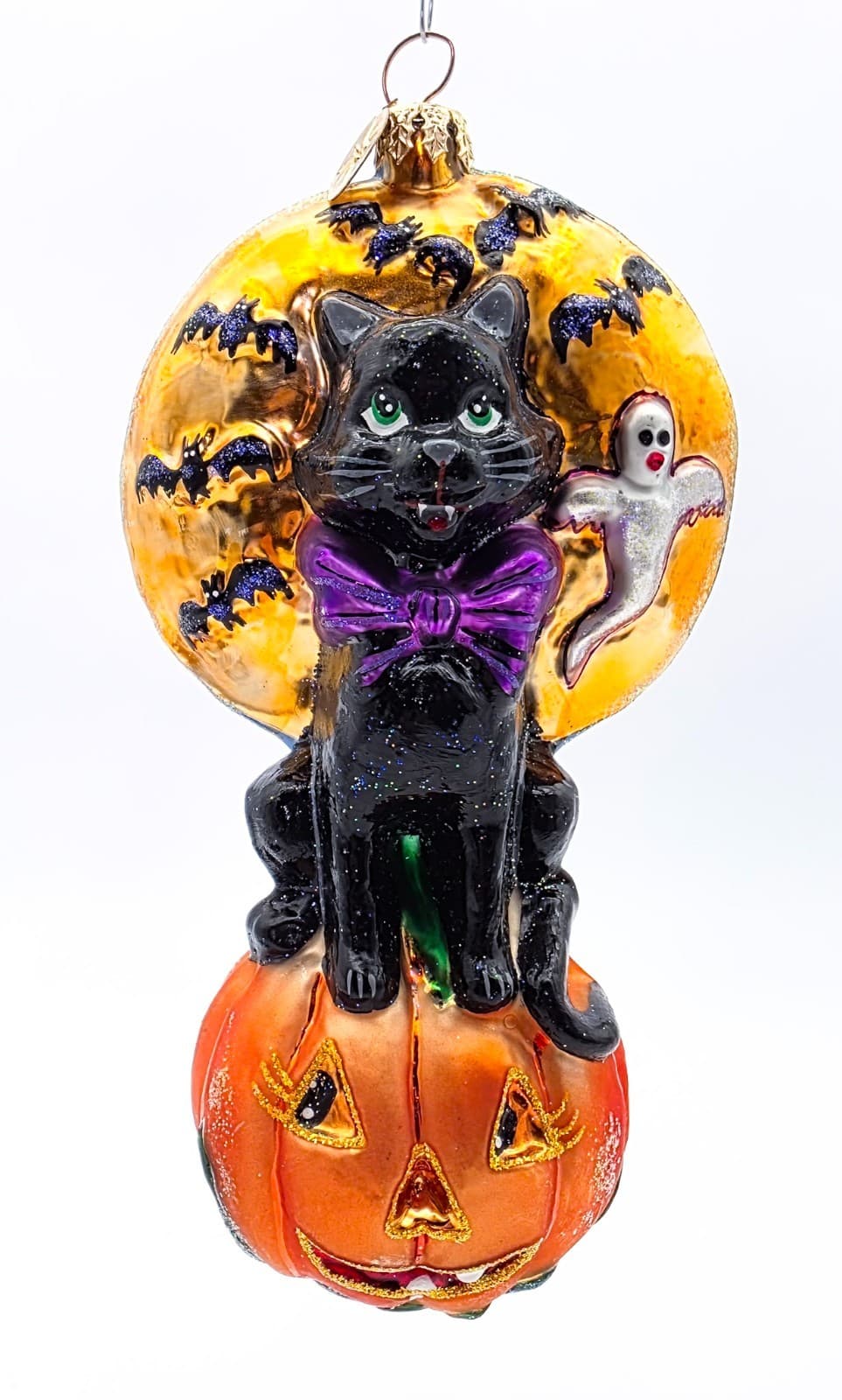 Christopher Radko Fright Night Frolic Halloween Christmas Glass Ornament 6" - Thumbnail 14