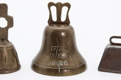 Vintage 1926 Liberty Bell United State Sesquicentennial Brass Bell Lot of 3 - Thumbnail 7