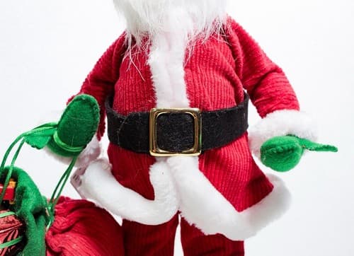 ANNALEE Mobilitee Vintage Traditional Santa Christmas Artisan Doll 15" w/ Tag - Thumbnail 3