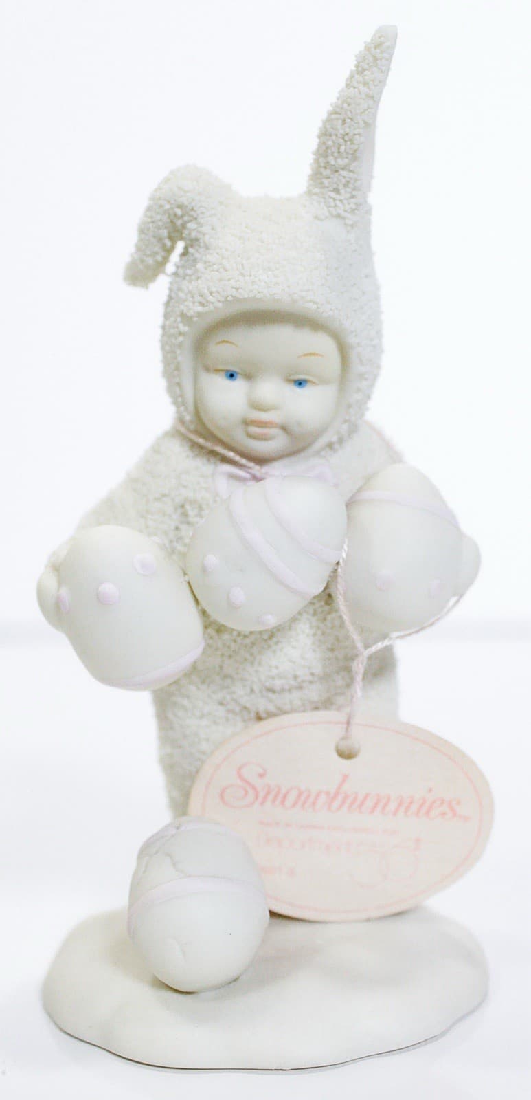 DEPARTMENT 56 Easter Snowbabies "Oops! I Dropped One" Porcelain Figurine - Image 1