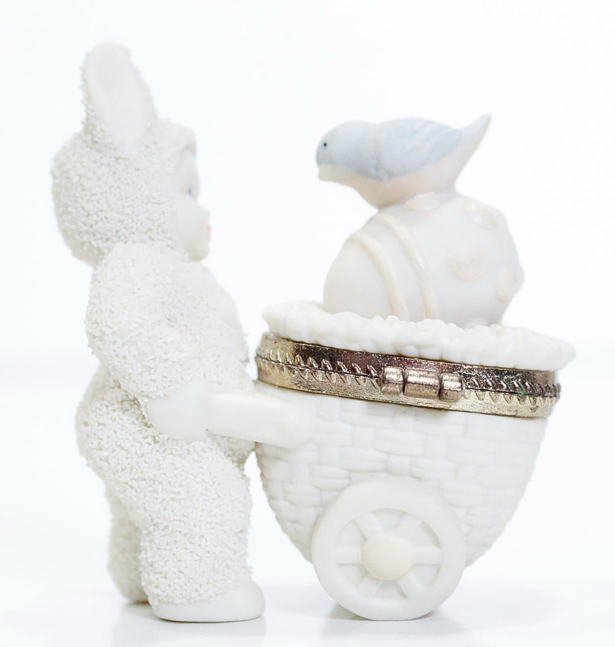 DEPARTMENT 56 Easter Snowbabies "Happy Easter" Porcelain Trinket Box - Thumbnail 5