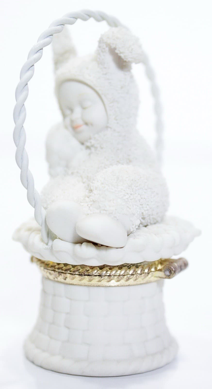 DEPARTMENT 56 Easter Snowbabies Hand Painted Porcelain Hinged Trinket Box - Thumbnail 3