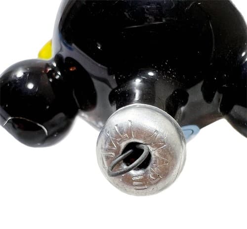 CHRISTOPHER RADKO Kissing Minnie Mouse Blown Glass Disney Christmas Ornament - Thumbnail 7