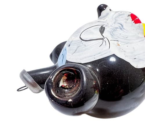 CHRISTOPHER RADKO Kissing Minnie Mouse Blown Glass Disney Christmas Ornament - Thumbnail 6
