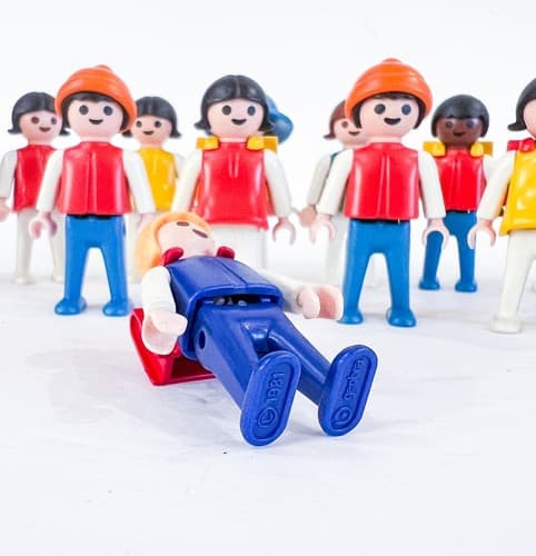 Vintage Geobra Playmobil 1981 People Toy Figures Lot of 16 - Thumbnail 5