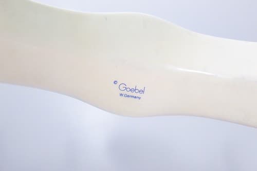 GOEBEL HUMMEL W. Germany Angel Lights Candle Holder Hand Painted Porcelain - Thumbnail 8