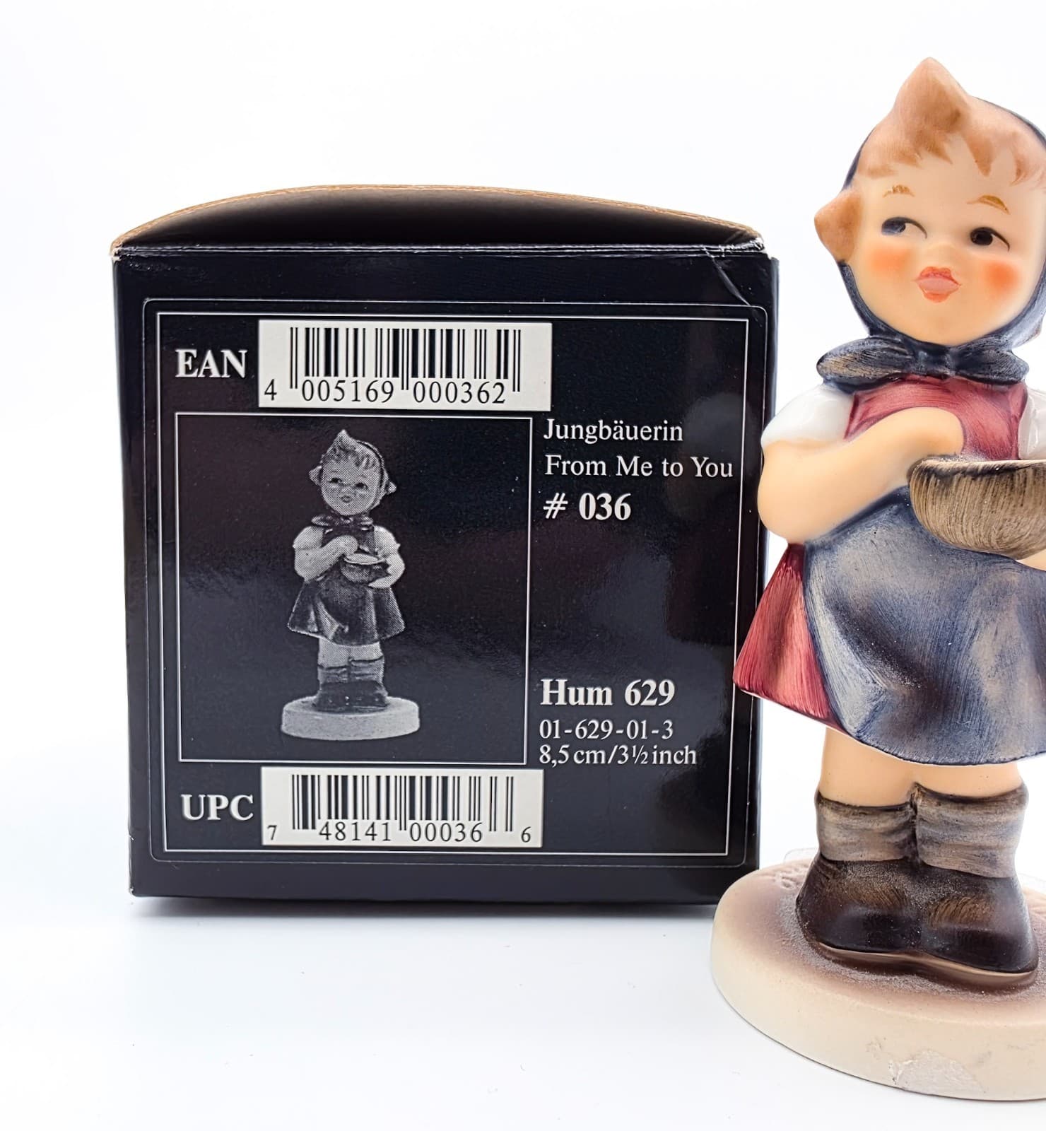 Hummel Goebel From Me To You W. Germany Porcelain Figurine TMK7 In Box - Thumbnail 3