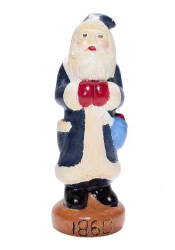 Vintage Dated Hand Painted Santa Claus 1986 Christmas Figurine - Image 1