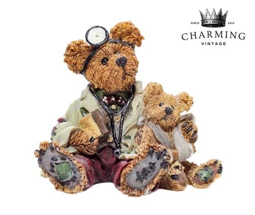 1998 Vintage BOYDS BEARS "Dr. Harrison Griz" #228309 Figurine - Image 1