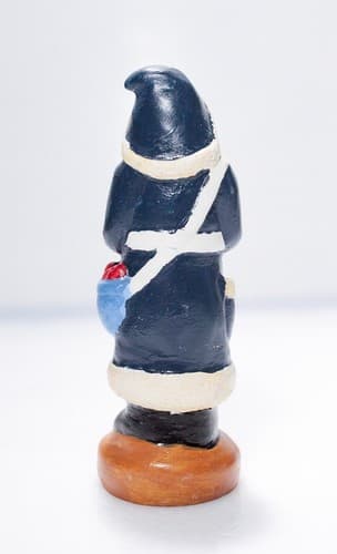 Vintage Dated Hand Painted Santa Claus 1986 Christmas Figurine - Thumbnail 4