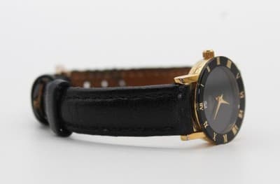 Vintage BELAIR Water Resistant Swiss Black Ladies Wristwatch - Thumbnail 5