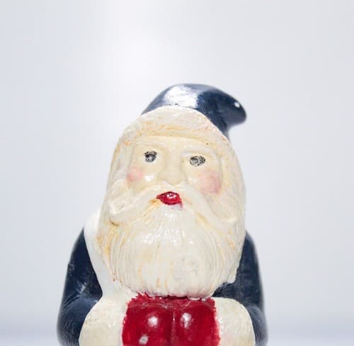 Vintage Dated Hand Painted Santa Claus 1986 Christmas Figurine - Thumbnail 2