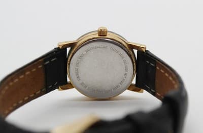 Vintage BELAIR Water Resistant Swiss Black Ladies Wristwatch - Thumbnail 3