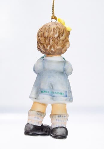 Berta Hummel Goebel 1999 "Wreath Of Joy" Porcelain Christmas Ornament - Thumbnail 2
