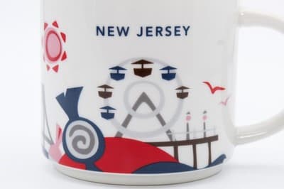 Starbucks 2016 New Jersey Ceramic Large Collectible Coffee Mug - Thumbnail 7