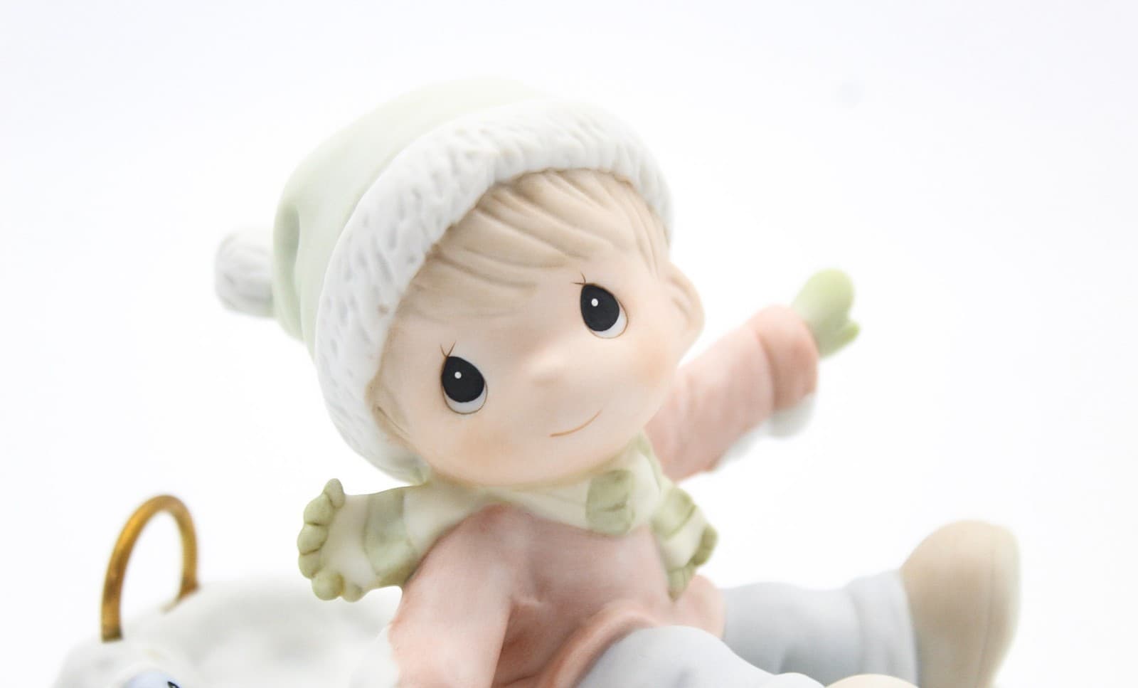 Precious Moments Angels On Earth Enesco Porcelain Figurine 1996 - Thumbnail 2