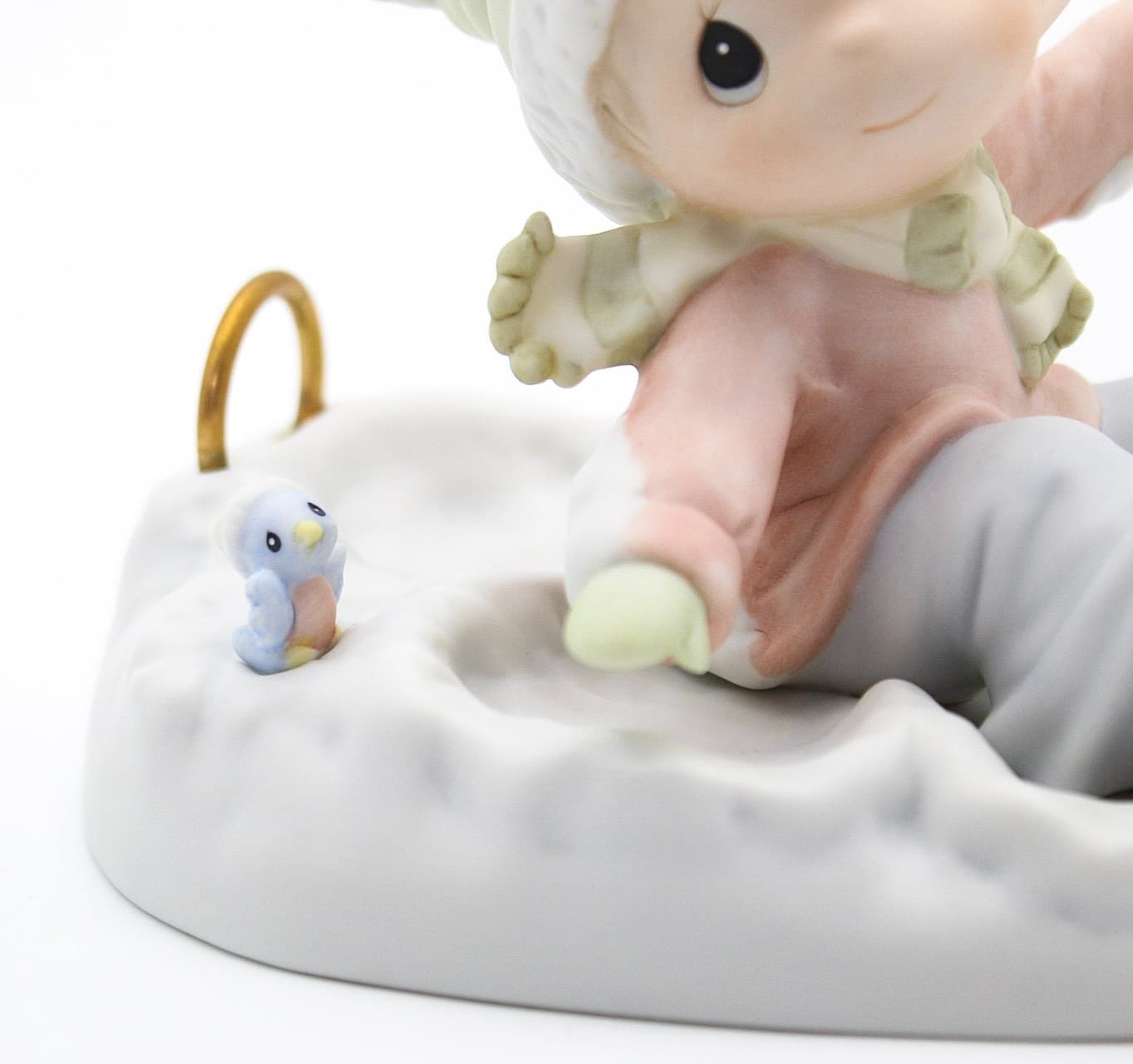 Precious Moments Angels On Earth Enesco Porcelain Figurine 1996 - Thumbnail 3