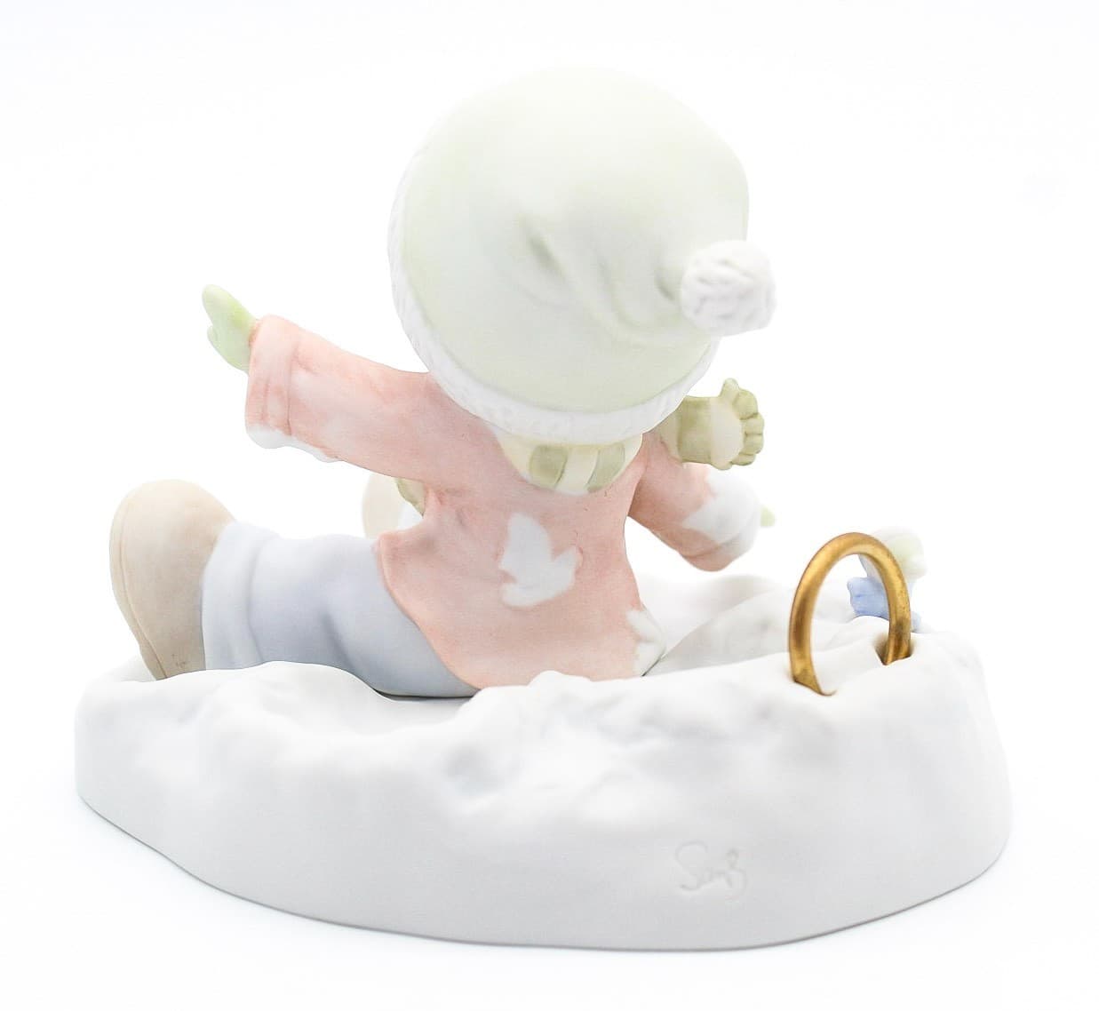 Precious Moments Angels On Earth Enesco Porcelain Figurine 1996 - Thumbnail 5